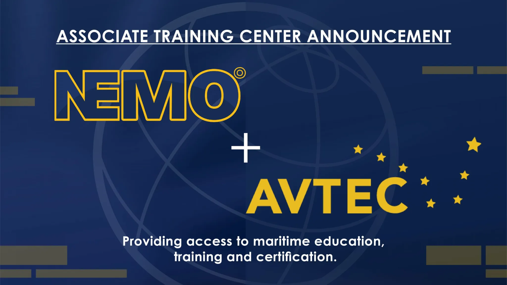 Northeast Maritime Online (NEMO°) Announces Associate Training Center Agreement with AVTEC